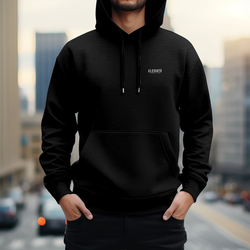 VISIONARY'S CLUB HOODIE CHARCOAL BLACK